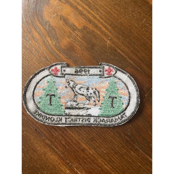 1996 Tamarack Klondike Derby Patch BSA Boy Scouts NJ State New Jersey Merged - Picture 4 of 4